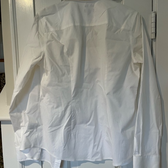 Talbots Wrinkle Resistant White Button Down Size 6 - Picture 4 of 4